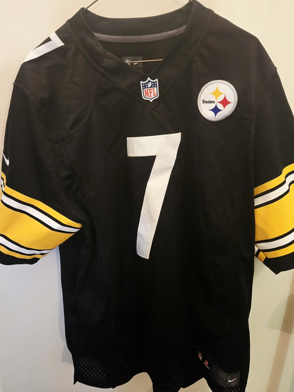 Nike Pittsburgh Steelers Black Team Jersey - #7